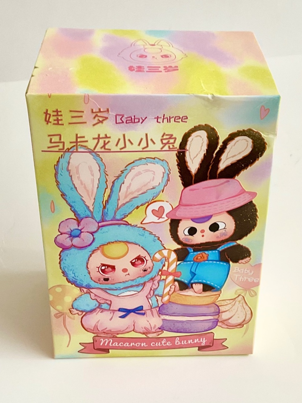 Baby Three Macaron Cute Bunny Single Blind Box NEW